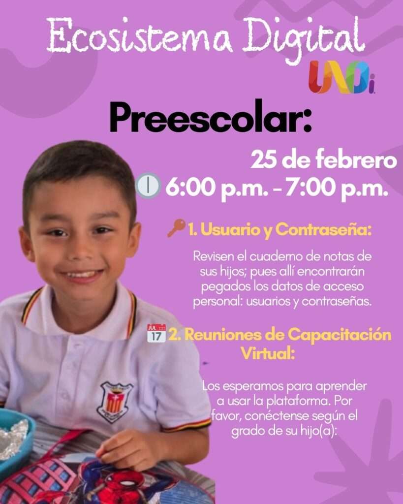 Ecosistema Digital Reunión Preescolar