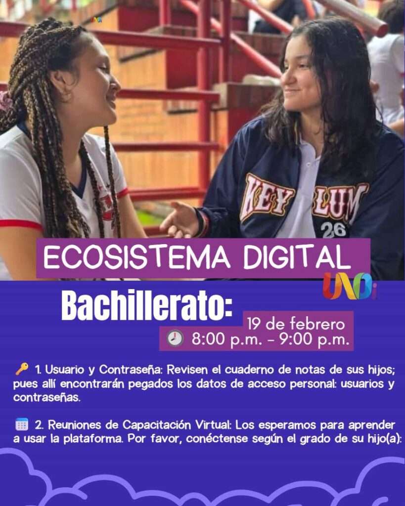 Ecosistema Digital Reunión Bachillerato